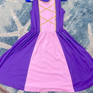 New Tangled dress for costume or visiting Disney parks , ladies M( sz 8-10)